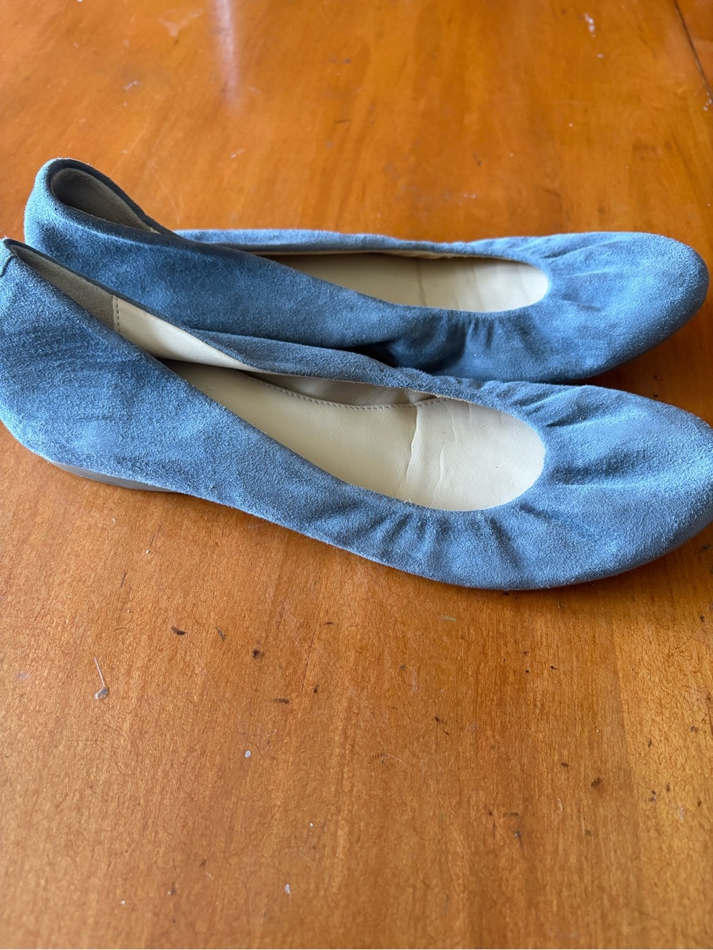 J. Crew Suede Ballet Flats